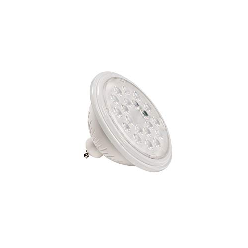 SLV GU10 ES111 SMART LED Leuchtmittel VALETO (1st Generation), 11,1 cm Ø, Alexkompatibel (Amazon Echo), 9,5 W, 830 Lumen Lichtstrom, CCT, dimmbare LED-Lampe mit 10 kWh Energieverbrauch von SLV