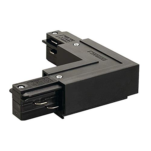 SLV L-VERBINDER, für EUTRAC Hochvolt 3Phasen-Aufbauschiene, Schwarz von SLV