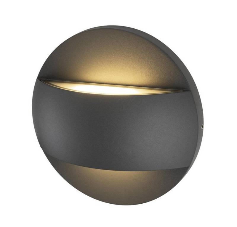 SLV LED Außen-Wandleuchte LID, Ausführung: 2-flammig, Form: rund, Leuchtmittel enthalten: Ja, fest verbaut, LED,, Extra-Warmweiß von SLV
