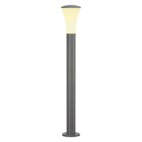 SLV LED Außenleuchte ALPA CONE | Design Außen-Standleuchte, stilvolle Außenbeleuchtung | Outdoor LED WegLeuchte, Pollerleuchte, Weg-Beleuchtung, Garten-Lampe, Gartenbeleuchtung | E27, max 24W von SLV