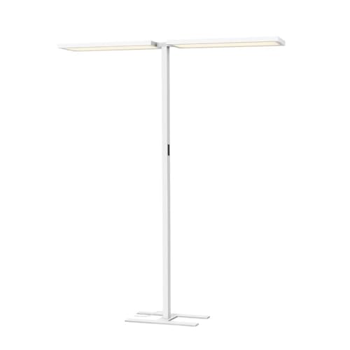 SLV LED Büro Stehleuchte Arbeitsleuchte Pro weiß - Doppel - 1007466 von SLV