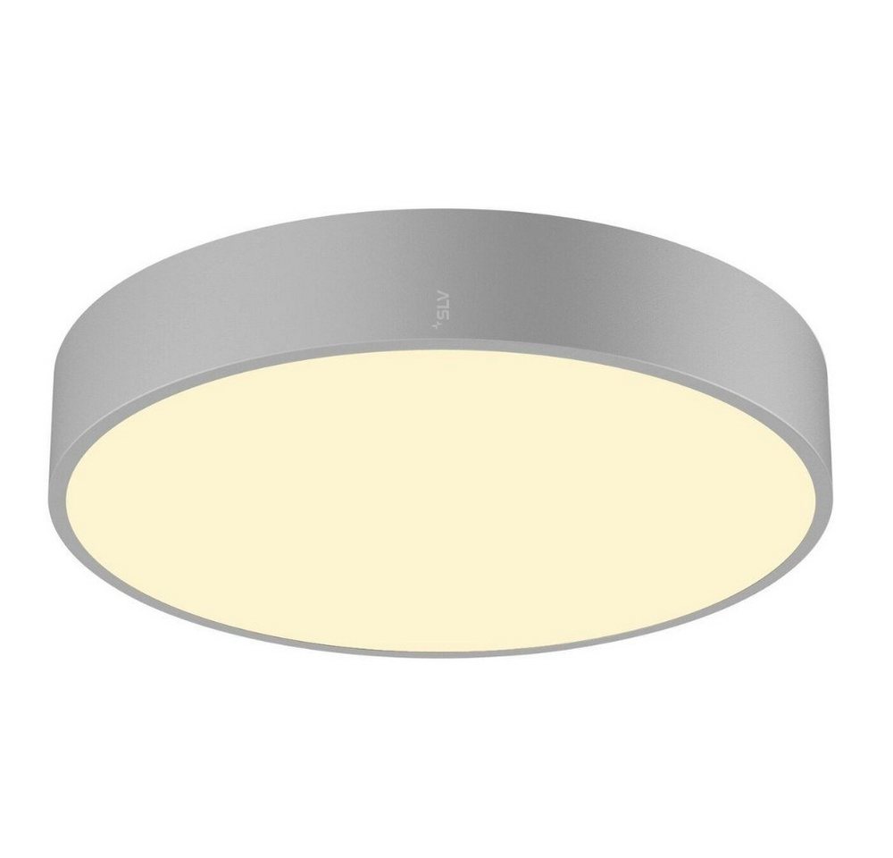 SLV LED Deckenleuchte LED Deckenleuchte Medo in Grau 12W 1050lm IP50 280mm 110°, keine Angabe, Leuchtmittel enthalten: Ja, fest verbaut, LED, warmweiss, Deckenlampe, Deckenbeleuchtung, Deckenlicht von SLV