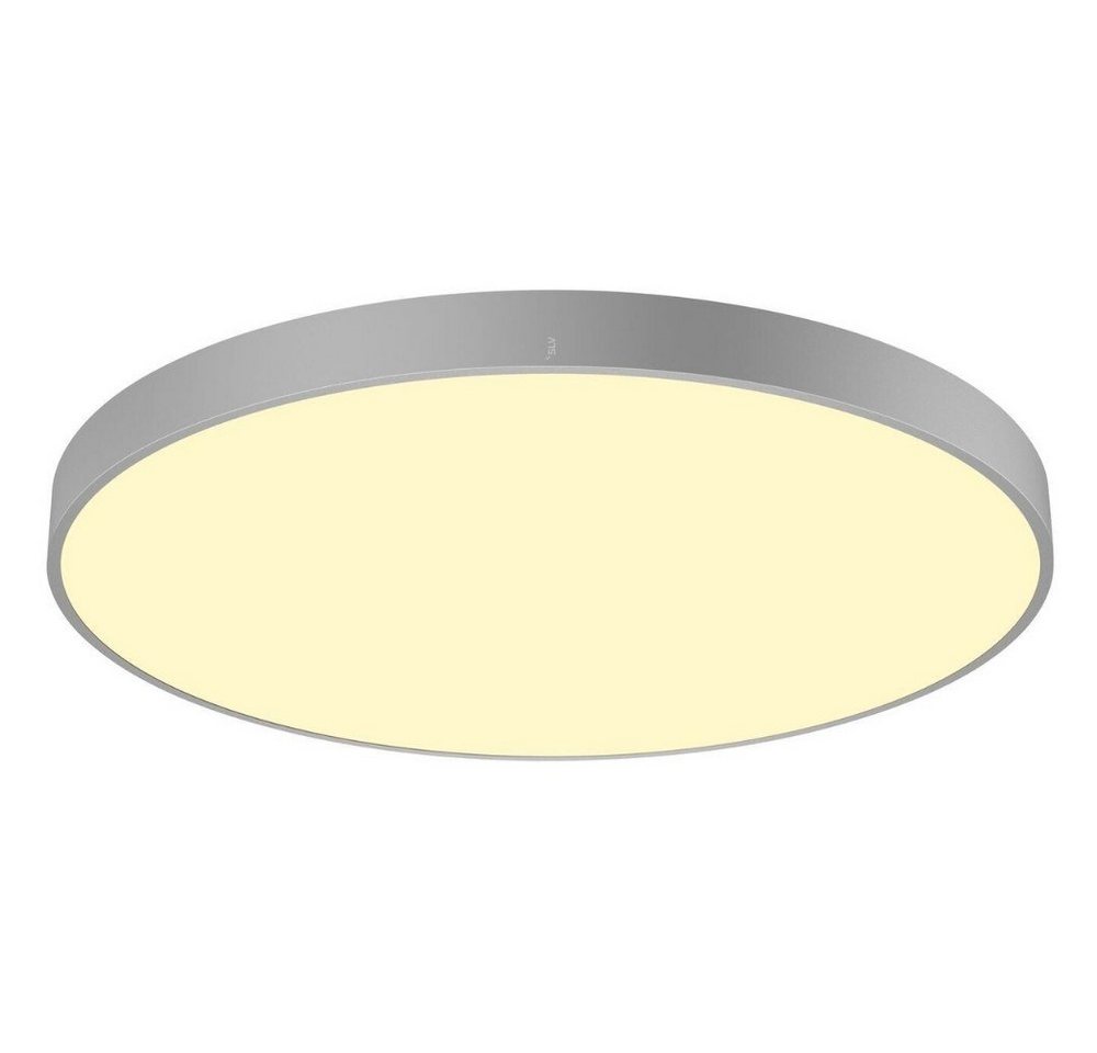 SLV LED Deckenleuchte LED Deckenleuchte Medo in Grau 79W 8300lm IP50, keine Angabe, Leuchtmittel enthalten: Ja, fest verbaut, LED, warmweiss, Deckenlampe, Deckenbeleuchtung, Deckenlicht von SLV