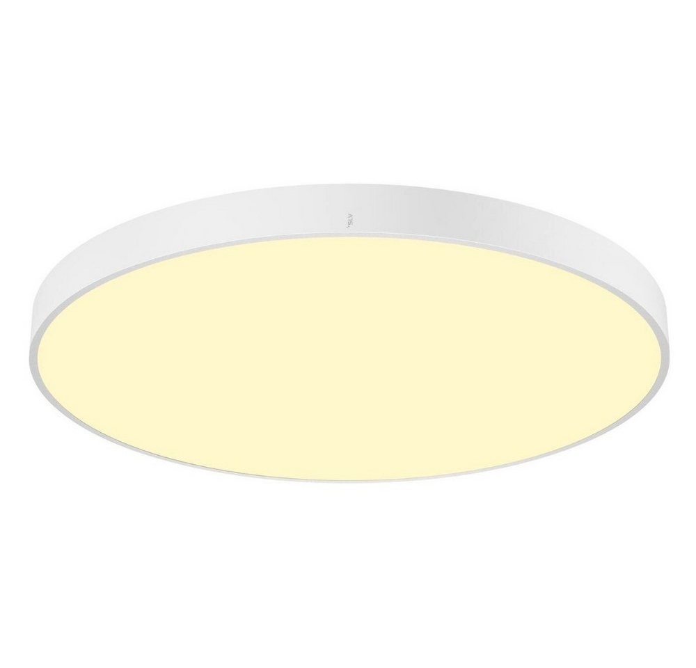 SLV LED Deckenleuchte LED Deckenleuchte Medo in Weiß 79W 8300lm IP50, keine Angabe, Leuchtmittel enthalten: Ja, fest verbaut, LED, warmweiss, Deckenlampe, Deckenbeleuchtung, Deckenlicht von SLV