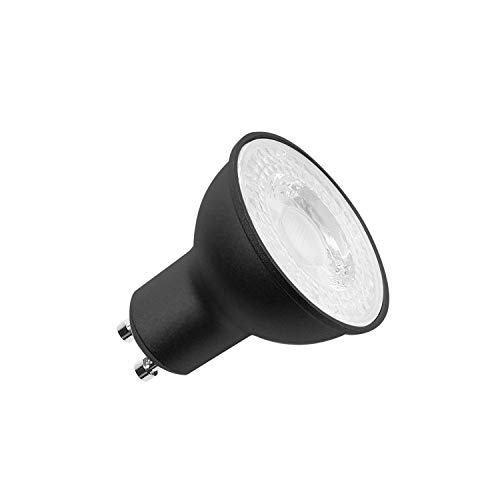SLV LED Leuchtmittel QPAR51 | Leuchtmittel, Lampe, LED |GU10, 3000K, 6W, 470lm, schwarz, dimmbar von SLV