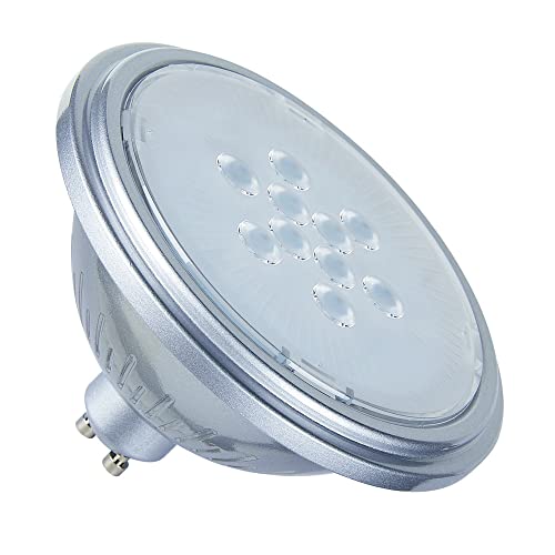 SLV LED Lampe LED QPAR111 / Leuchtmittel, Lampe, LED / GU10 2700K 7.3W 530lm silber von SLV