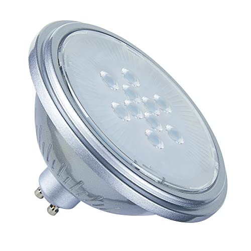 SLV LED Lampe LED QPAR111 / Leuchtmittel, Lampe, LED / GU10 4000K 7.3W 560lm silber von SLV