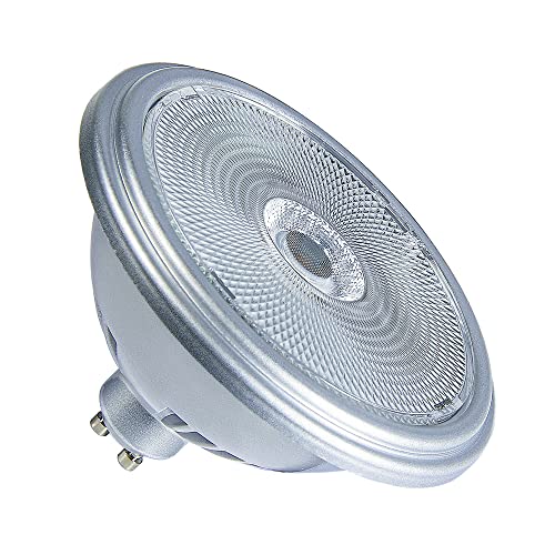 SLV LED Lampe QPAR111 / Leuchtmittel, Lampe, LED / GU10 2700K 12.5W 1000lm silber dimmbar von SLV