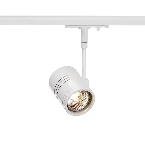 SLV BIMA | LED Strahler 1-Phasen, Dreh- und schwenkbarer Schienen-Strahler, Deckenstrahler, Deckenleuchte, Schienensystem, Innenleuchte | GU10, inkl. 1Phasen-Adapter von SLV