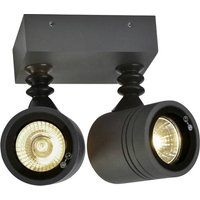 SLV MYRA 233095 Außenwandleuchte Halogen GU10 Schwarz von SLV