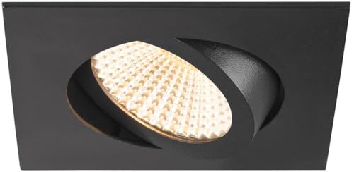 SLV NEW TRIA 68, Deckeneinbauleuchte, 1800-3000K, 60°, IP 20, quadratisch, schwarz SLV NEW TRIA 68, Deckeneinbauleuchte, 1800-3000K, 60°, IP 20, quadratisch, schwarz von SLV