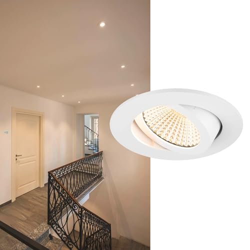 SLV NEW TRIA 68, Deckeneinbauleuchte, 3000K, 60°, IP 20, rund, weiß SLV NEW TRIA 68, Deckeneinbauleuchte, 3000K, 60°, IP 20, rund, weiß von SLV