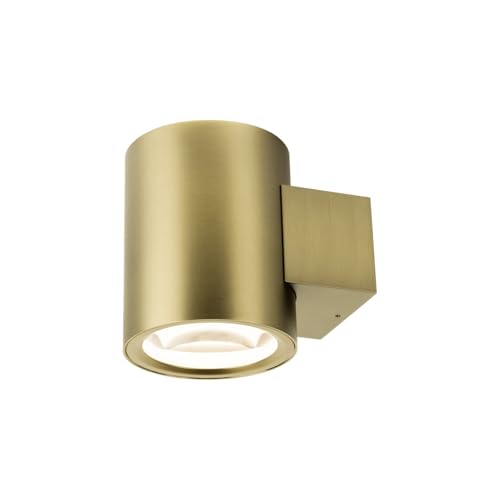 SLV OCULUS MESSING | Wandleuchte Innen UP & DOWN, Wandlampe Aluminium, Lampe Rund, Dimmbare Wandlampe, Badezimmer Lampe Wand, Innenleuchte mit DIM-TO-WARM Funktion, 2000-3000K, 10.5W, 780lm, dimmbar SLV OCULUS MESSING | Wandleuchte Innen UP & DOWN, Wandlampe Aluminium, Lampe Rund, Dimmbare Wandlampe, Badezimmer Lampe Wand, Innenleuchte mit DIM-TO-WARM Funktion, 2000-3000K, 10.5W, 780lm, dimmbar von SLV