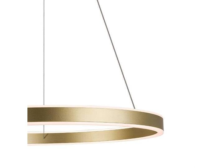 SLV Hängelampe One 60, dimmbar, messing / gold, für Wohn- / Esszimmer, Aluminium, Modern von SLV