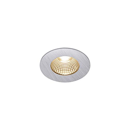 SLV PATTA-I, LED Outdoor Deckeneinbauleuchte, rund DL IP65 silber 1800-3000K von SLV