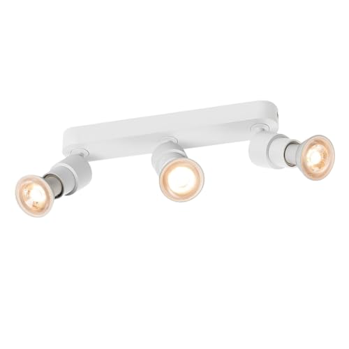 SLV PURI 2.0 Basic, Wand- und Deckenaufbauleuchte, long, rund, 3 x max. 6 W GU10, weiß von SLV