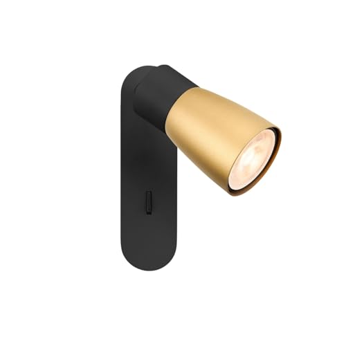 SLV PURI 2.0 DOME, Deckenleuchte, Wandleuchte, Schwarz/Gold von SLV