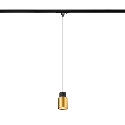 SLV PURI 2.0 Tube, 1~ Pendelleuchte, GU10, Pendellänge 200 cm, 1x max. 6 W, schwarz/gold SLV PURI 2.0 Tube, 1~ Pendelleuchte, GU10, Pendellänge 200 cm, 1x max. 6 W, schwarz/gold von SLV