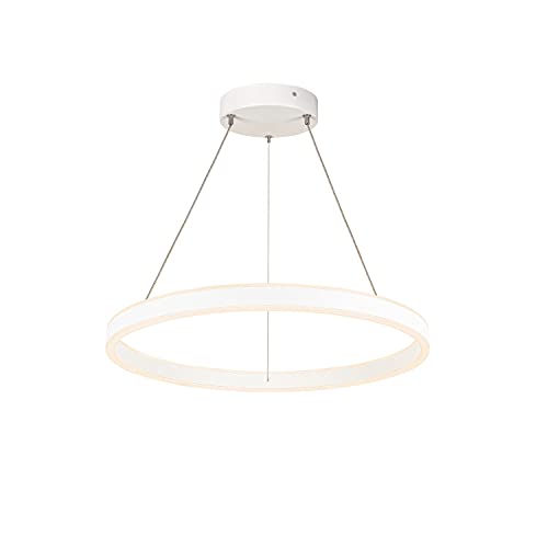SLV Pendelleuchte ONE 60 PD PHASE UP/DOWN / Wohnzimmer-Lampe, Innen-Beleuchtung, Hänge-Leuchte Esszimmer, LED, Decken-Leuchte / 24.0W 830lm weiß dimmbar, 1004760 von SLV