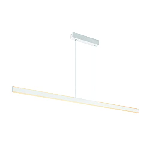 SLV Pendelleuchte ONE LINEAR 140 / Wohnzimmer-Lampe, Innen-Beleuchtung, Hänge-Leuchte Esszimmer, LED, Decken-Leuchte / 2700K 35W 1875lm weiß dimmbar von SLV