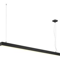 SLV Q-LINE ® 1001309 Pendelleuchte LED fest eingebaut Schwarz von SLV