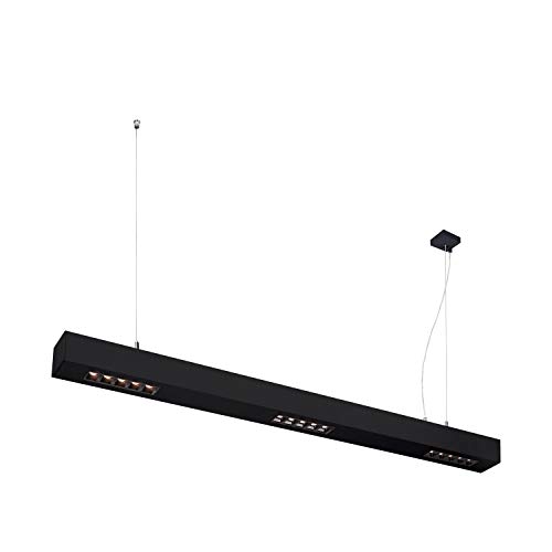 SLV Q-LINE PD, LED Indoor Pendelleuchte, 1m, BAP, schwarz, 3000K von SLV