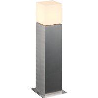 SLV SQUARE POLE 60, E27, Outdoor Stehleuchte, Edelstahl 304, max. 20W, IP44 - 1000345 von SLV