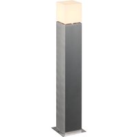 SLV SQUARE POLE 90, E27, Outdoor Stehleuchte, Edelstahl 304, max. 20W, IP44 von SLV