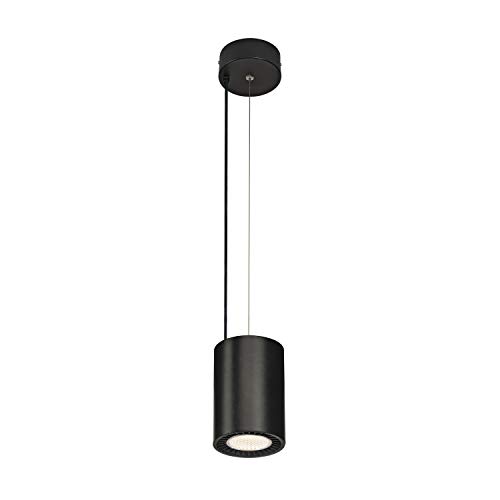 SLV SUPROS PD, Indoor LED Pendelleuchte, rund, schwarz, 3000K, 60° Reflektor, CRI90, 3380lm von SLV