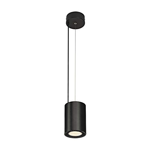 SLV SUPROS PD, Indoor LED Pendelleuchte, rund, schwarz, 4000K, 60° Reflektor, CRI90, 3520lm von SLV