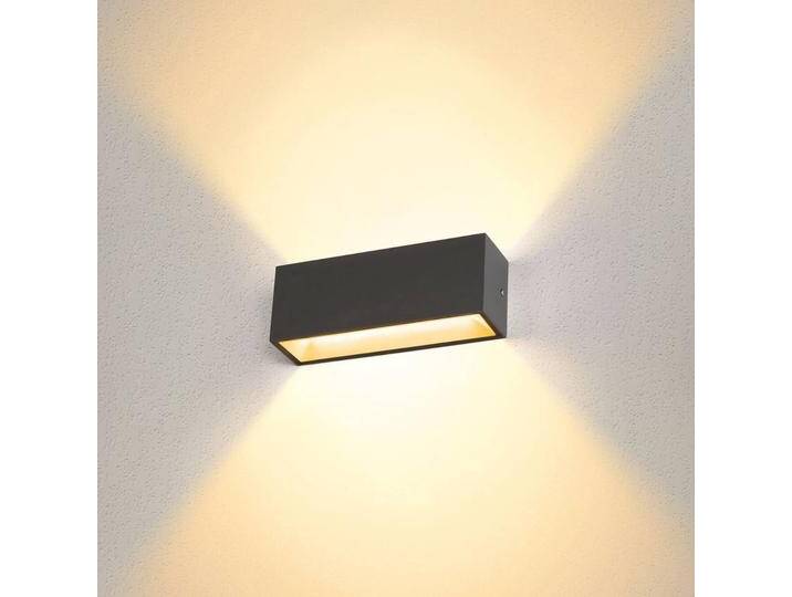 SLV LED Aussenwandleuchte Sitra, schwarz, Aluminium, Modern, LED Wandleuchte außen von SLV