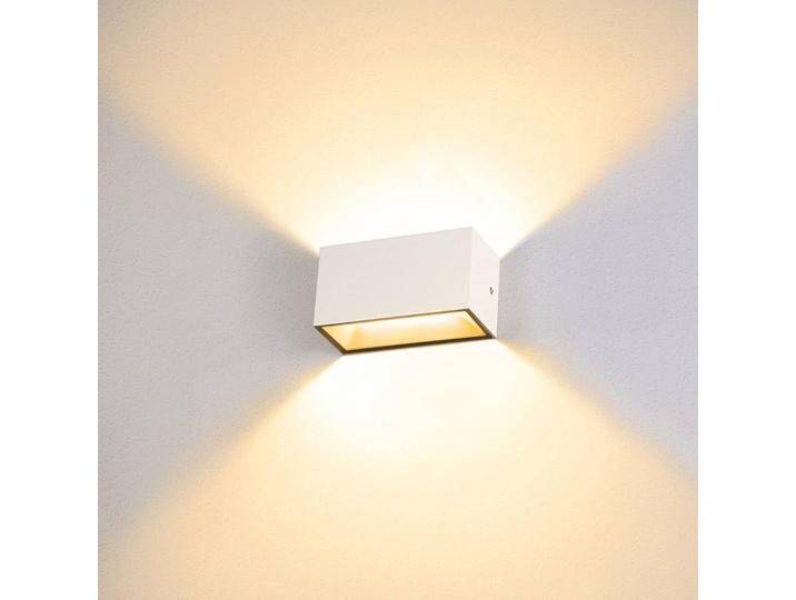 SLV LED Aussenwandleuchte Sitra, weiß / opal, Aluminium, Modern, LED Wandleuchte außen von SLV