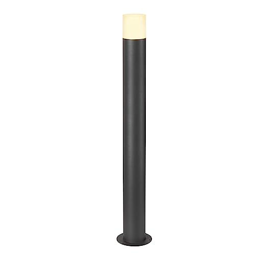 SLV Stehleuchte GRAFIT 90 / Außen-Beleuchtung für Wege, Wände, Eingänge, LED Outdoor Garten-Lampe / E27 IP44 11W anthrazit von SLV