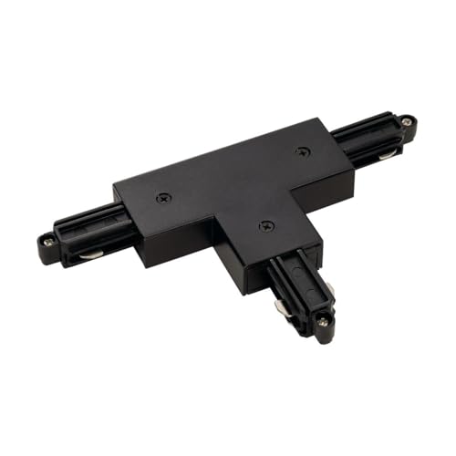 SLV T-VERBINDER, für Hochvolt 1Phasen-Aufbauschiene, Schwarz von SLV