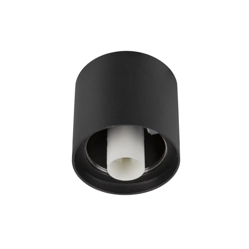 SLV VARYT SCHWARZ | Deckenleuchte Innen, Deckenlampe Glas, Kugel Lampe Rund, Dimmbare Badlampe, Badezimmer Lampe Decke, Vintage Innenleuchte, kombinierbar mit Glasschirm, 6W, E14 SLV VARYT SCHWARZ | Deckenleuchte Innen, Deckenlampe Glas, Kugel Lampe Rund, Dimmbare Badlampe, Badezimmer Lampe Decke, Vintage Innenleuchte, kombinierbar mit Glasschirm, 6W, E14 von SLV