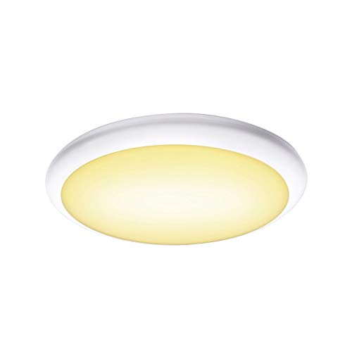 SLV Wand- und Deckenaufbauleuchte RUBA 42 CW / Beleuchtung für Wände, Wege, Eingänge, LED Spot außen, Aufbau-Leuchte Outdoor, Gartenlampe, Decken-Strahler / CCT switch 3000/4000K IP65 22W 2300lm weiß von SLV