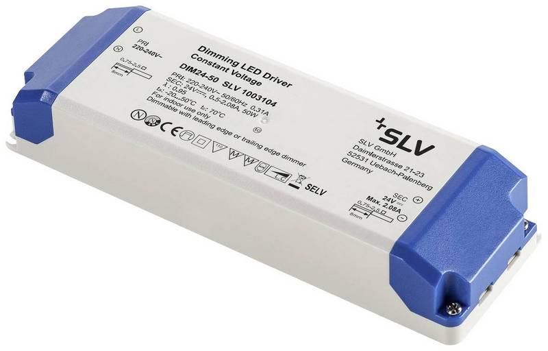 Slv 1003104 Led Trafo 50 W 24 V Dimmbar Beleuchtungstrafos Lampenvorschaltgerät B-Ware von SLV