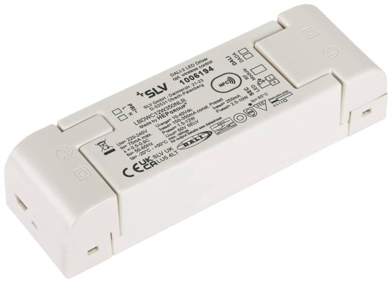 Slv 1006194 Led Treiber Konstantstrom 12 W 150 350 M A 10 40 V Dali Dimmbar B-Ware von SLV