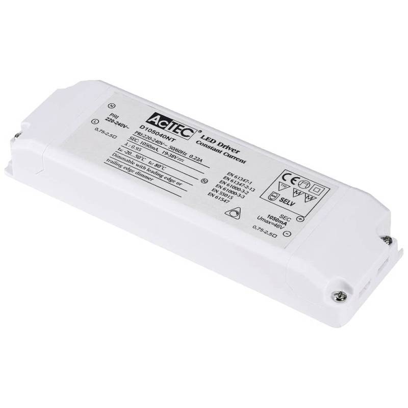 Slv Led Treiber Netzteil Stromversorgung 40 W 1050m A Triac Weiß Leuchtenzubehör B-Ware von SLV