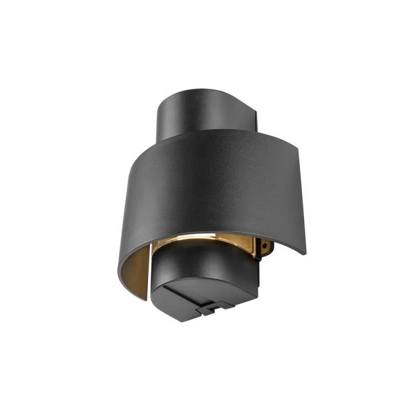 Slv Photoni 1008197 Außenwandleuchte E27 13 W Schwarz Wandlampe Lampe Leuchte B-Ware von SLV