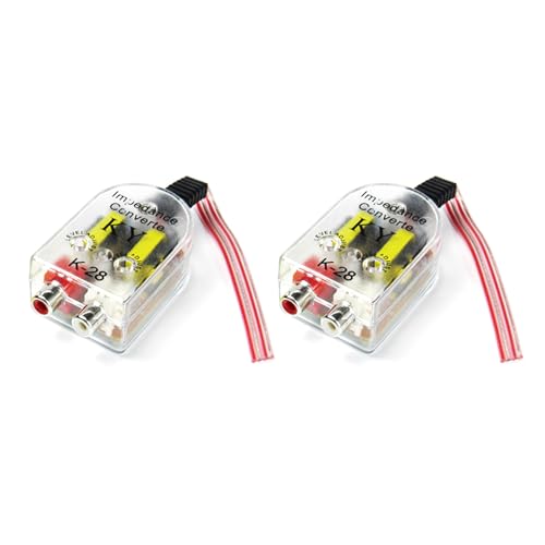 12V 2 Kanal Stereo Impedanz Hoch Bis Niedrig Linie Autoprofi Radio Lautsprecher Frequenzfilter von SLXLYH