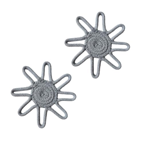 2 Pack Tassen Matten Getränkematten Blumenform Flexible Untersetzer Baumwollseile Textur Geeignet Für Und Kaffeetische Geeignet 2 Pack Tassen Matten Getränkematten Blumenform Flexible Untersetzer Baumwollseile Textur Geeignet Für Und Kaffeetische Geeignet von SLXLYH