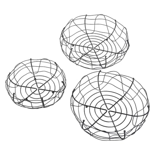 3-teiliges stabiles Obstkorb-Set aus Metall, elegante Obstkorb-Kollektion in Schwarz oder Gold, zur Verbesserung der Ästhetik Ihres Zuhauses 3-teiliges stabiles Obstkorb-Set aus Metall, elegante Obstkorb-Kollektion in Schwarz oder Gold, zur Verbesserung der Ästhetik Ihres Zuhauses von SLXLYH