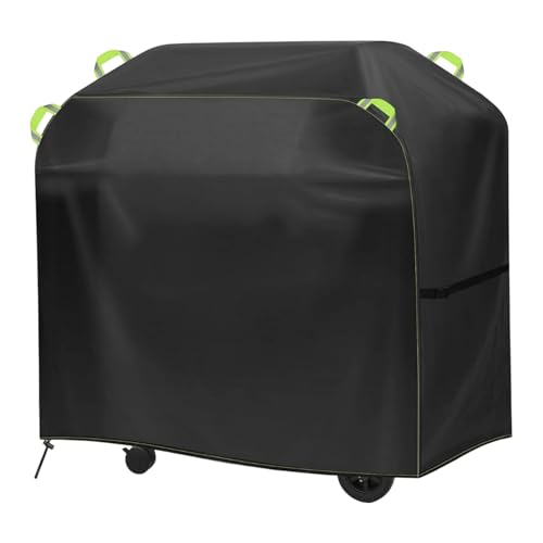 4 Größe Einstellbarer Grillabdeckung Weave Oxford Fabric 3000+ Abrieb Wasserdicht Winddicht Mit Reflektierender Sicherheitsgriff Stürme Proof Verstellbare Taillengurte Grillsabdeckung Abdeckung von SLXLYH