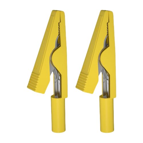 Alligatoren Clip Mit 2 Mm Bananenschnittstellen Vielseitig 2mm Bananenstopfen Alligatoren 2PCs Für Elektronische Enthusiasten Hoher Leitfähigkeitstest Alligatoren Clip Mit 2 Mm Bananenschnittstellen Vielseitig 2mm Bananenstopfen Alligatoren 2PCs Für Elektronische Enthusiasten Hoher Leitfähigkeitstest von SLXLYH