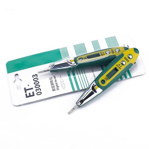 Digitalspannung Tester Bleistift Elektrikertool LED Elektroprüfer Für Industriemaschinen Professional Elektriker Teststift von SLXLYH