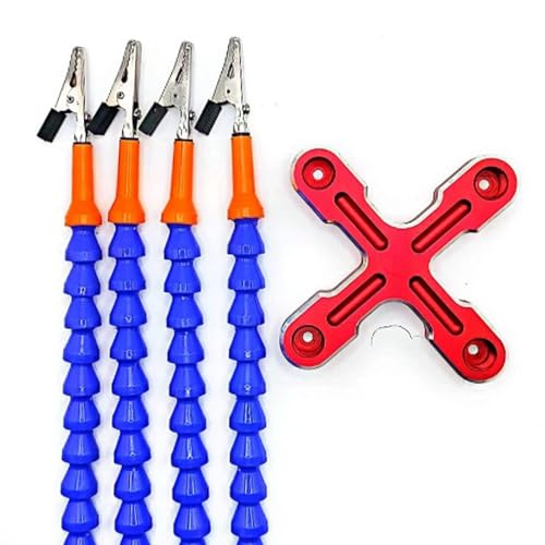 Multiple Armlöt Stützständer Helfen Mit Der Haltbarkeit Aluminiumbasis Und Verstellbare Klemmhalter Helfen Flexible Arme. Multiple Armlöt Stützständer Helfen Mit Der Haltbarkeit Aluminiumbasis Und Verstellbare Klemmhalter Helfen Flexible Arme. von SLXLYH