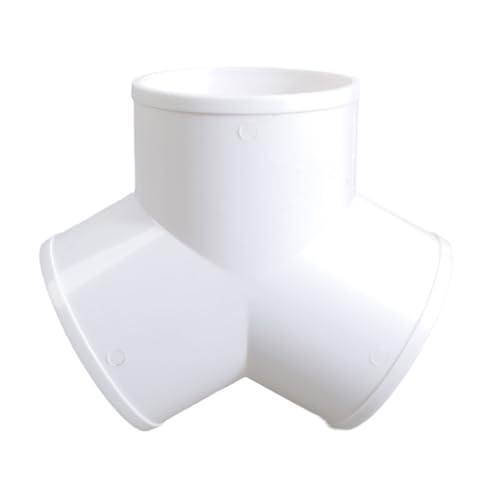 PVC Abluftkanalverbinder Schnelllüftungsrohr Gelenkkupplung 3-Wege-Verteiler Lüftungsbeschläge Y-Form Kanalverbinder PVC Abluftkanalverbinder Schnelllüftungsrohr Gelenkkupplung 3-Wege-Verteiler Lüftungsbeschläge Y-Form Kanalverbinder von SLXLYH