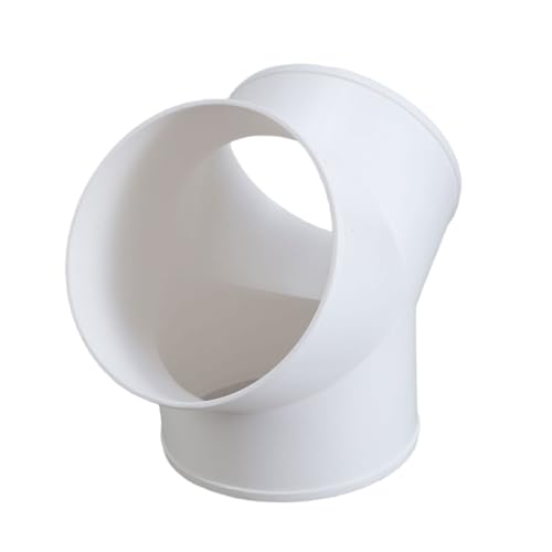 PVC Abluftkanalverbinder Schnelllüftungsrohr Gelenkkupplung 3-Wege-Verteiler Lüftungsbeschläge Y-Form Kanalverbinder PVC Abluftkanalverbinder Schnelllüftungsrohr Gelenkkupplung 3-Wege-Verteiler Lüftungsbeschläge Y-Form Kanalverbinder von SLXLYH