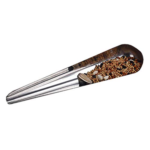 Papageien-Futterlöffel, Hühnerfutterschaufel, Edelstahl-Futterspender aus Metall, Futterlöffel für Pfingstrosen, Nymphensittiche, Vogelkäfig, Papageien, Obst, Gemüse Papageien-Futterlöffel, Hühnerfutterschaufel, Edelstahl-Futterspender aus Metall, Futterlöffel für Pfingstrosen, Nymphensittiche, Vogelkäfig, Papageien, Obst, Gemüse von SLXLYH